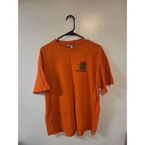 Yazbek Cancun Mexico Souvenir T-Shirt Orange Heavy Weight Graphic Tee Mens XL